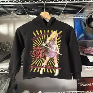 Kids Hannah Montana Black Hoodie Sweatshirt M 7 8 True Star Disney